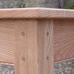 Ash dining table detail